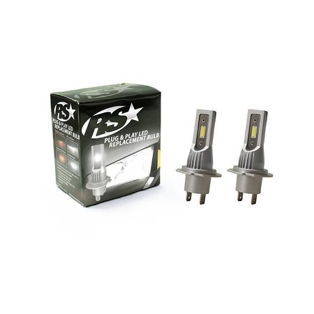 RACE SPORT H7 Pnp Series Plug-N-Play Led Direct Oem Replacement Bulbs (Pair) Pr RSPNPH7